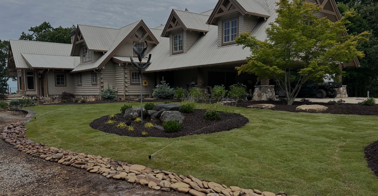 Low-maintenance landscaping for North Georgia mountain homes